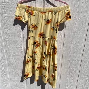 Sunflower yellow sun dress